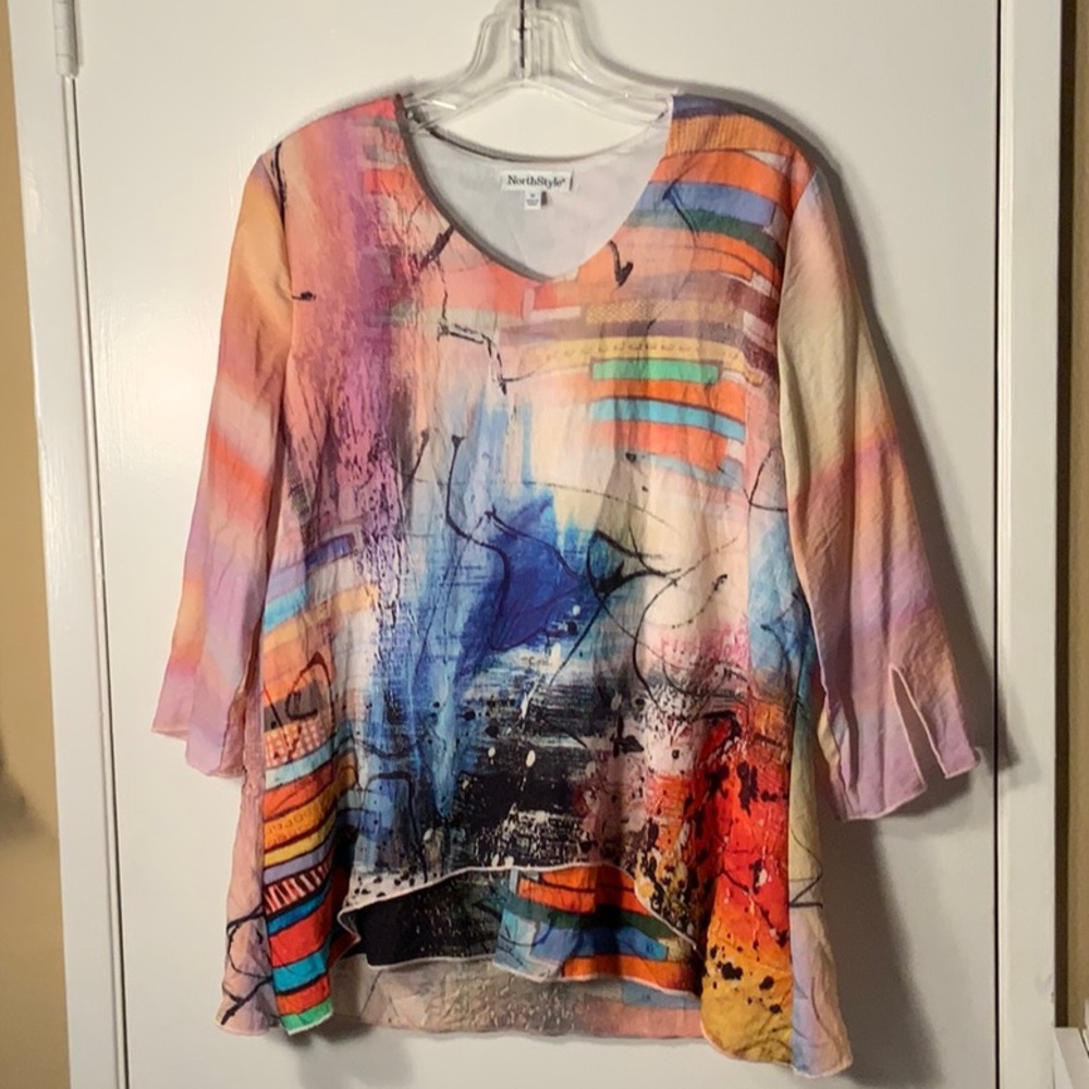 NWOT…NORTH STYLE…boho Top